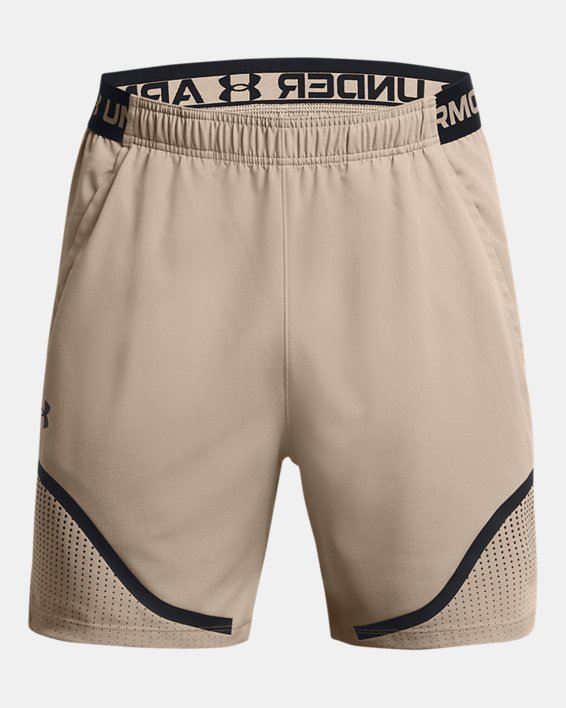 Men's UA Vanish Woven 6" Graphic Shorts in Brown image number 4